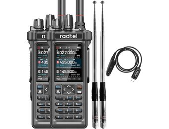 Radtel RT-950 PRO Amateurradio: 10W, GPS/APRS, Bluetooth | 55% Korting!