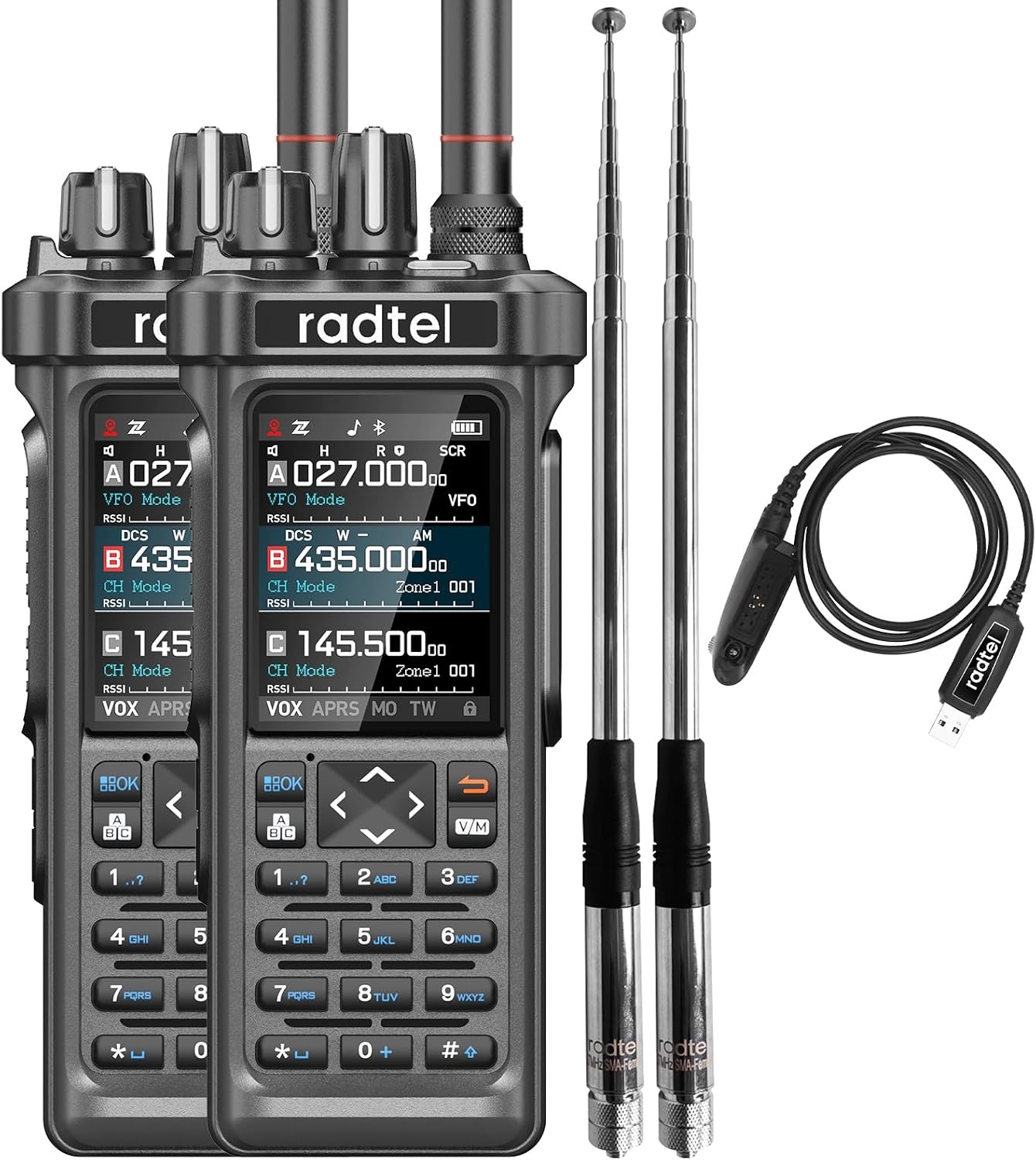 Radtel RT-950 PRO Amateurradio: 10W, GPS/APRS, Bluetooth | 55% Korting!