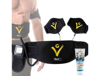 EMS Spierstimulator Riem: Train Buik, Armen & Benen - 29% Korting