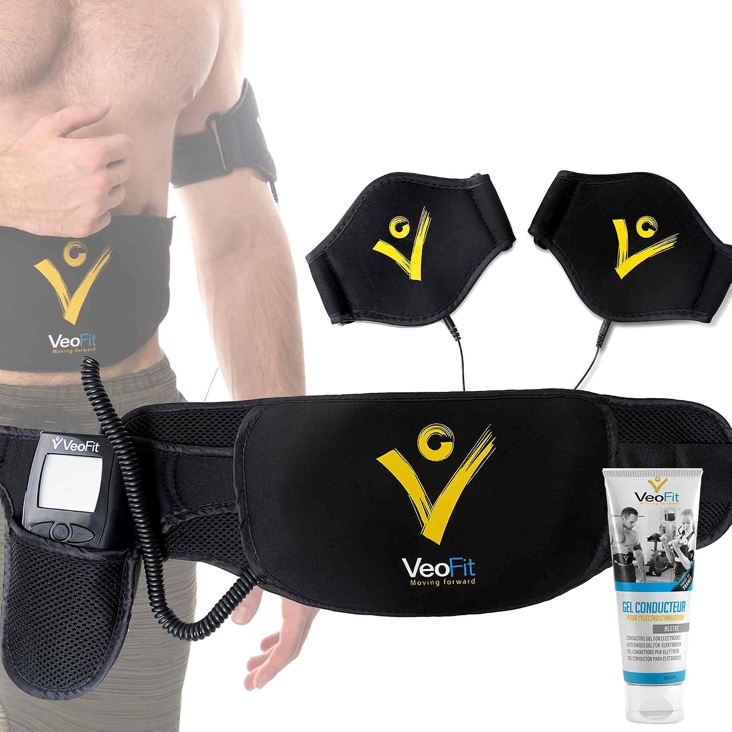 EMS Spierstimulator Riem: Train Buik, Armen & Benen - 29% Korting
