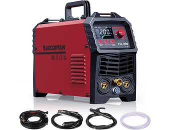 ARCCAPTAIN 2-in-1 TIG/MMA Lasapparaat 200A Geel - 35% Korting