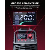 ARCCAPTAIN 2-in-1 TIG/MMA Lasapparaat 200A Geel - 35% Korting