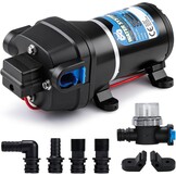 Mxmoonant 12V Zelfaanzuigende Waterpomp | 12,5 L/min | 54% Korting