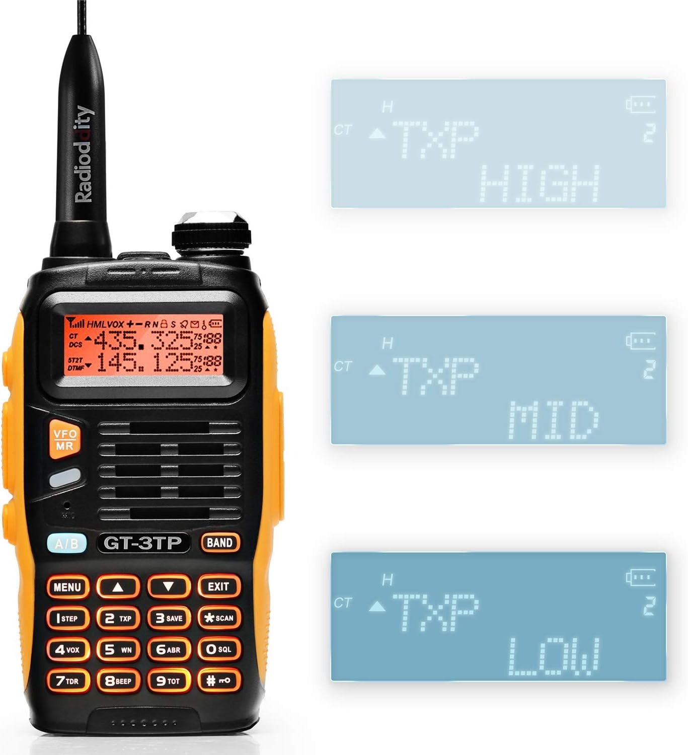 Baofeng GT-3TP Mark III Walkie Talkie - 8W - 10km Bereik - 29% Korting