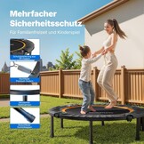 MERACH Mini Trampoline (40"/48") - Stil & Opvouwbaar, Max 150kg
