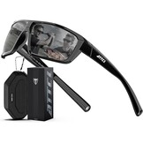 Heren Sport Zonnebril met Gepolariseerde Glazen & UV400 - 60% Korting