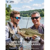 Heren Sport Zonnebril met Gepolariseerde Glazen & UV400 - 60% Korting