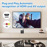AGPTEK Mini Full-HD 1080p Mediaspeler - Zwart - 34% Korting