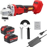 21V Haakse Slijper (2 stuks) - 125mm, Borstelloos - 34% Korting!