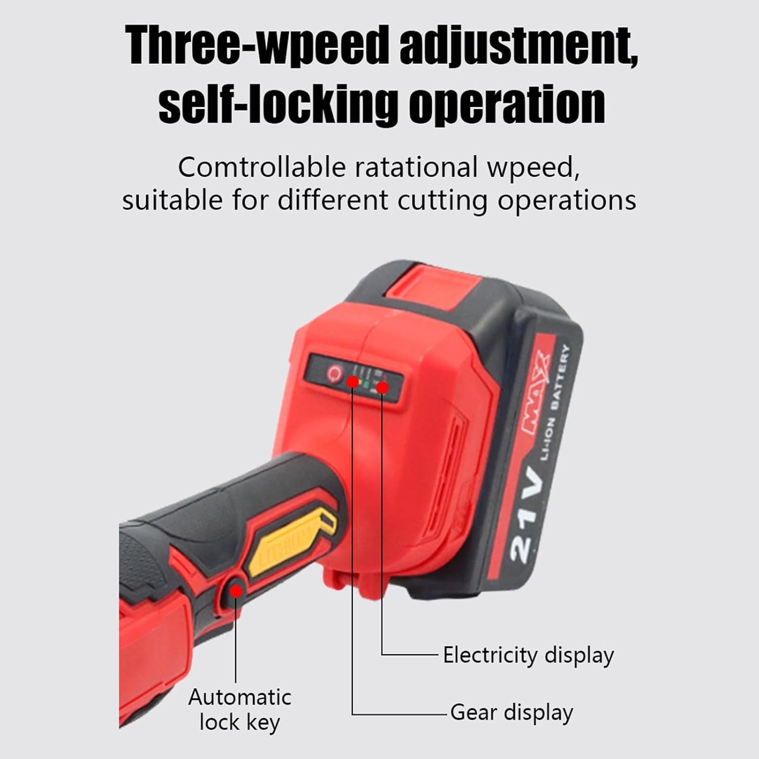21V Haakse Slijper (2 stuks) - 125mm, Borstelloos - 34% Korting!