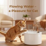 Keramische Katten Drinkfontein 2.1L - Stil & Hygiënisch - 34% Korting