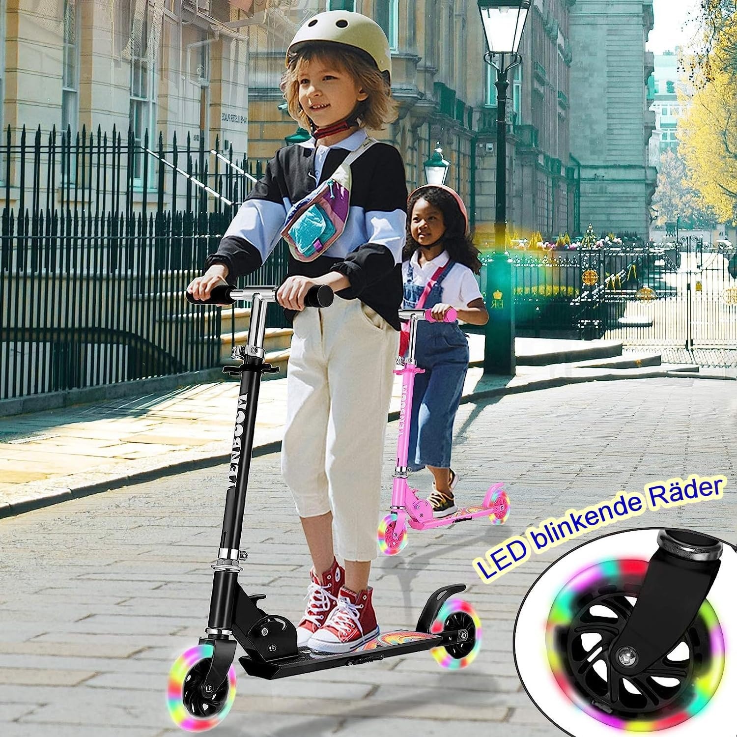 TENBOOM Kinderstep met LED Wielen - 33% Korting