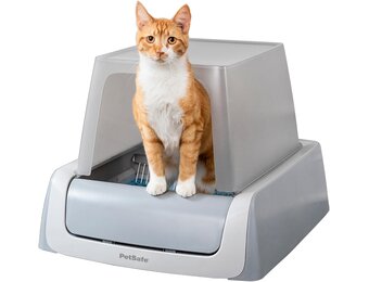 PetSafe ScoopFree - Bedekte Zelfreinigende Kattenbak, Tweede Generatie - Geen Scheppen, Privacy, Gezondheidsmonitoring
