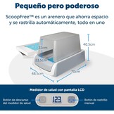 PetSafe ScoopFree - Bedekte Zelfreinigende Kattenbak, Tweede Generatie - Geen Scheppen, Privacy, Gezondheidsmonitoring
