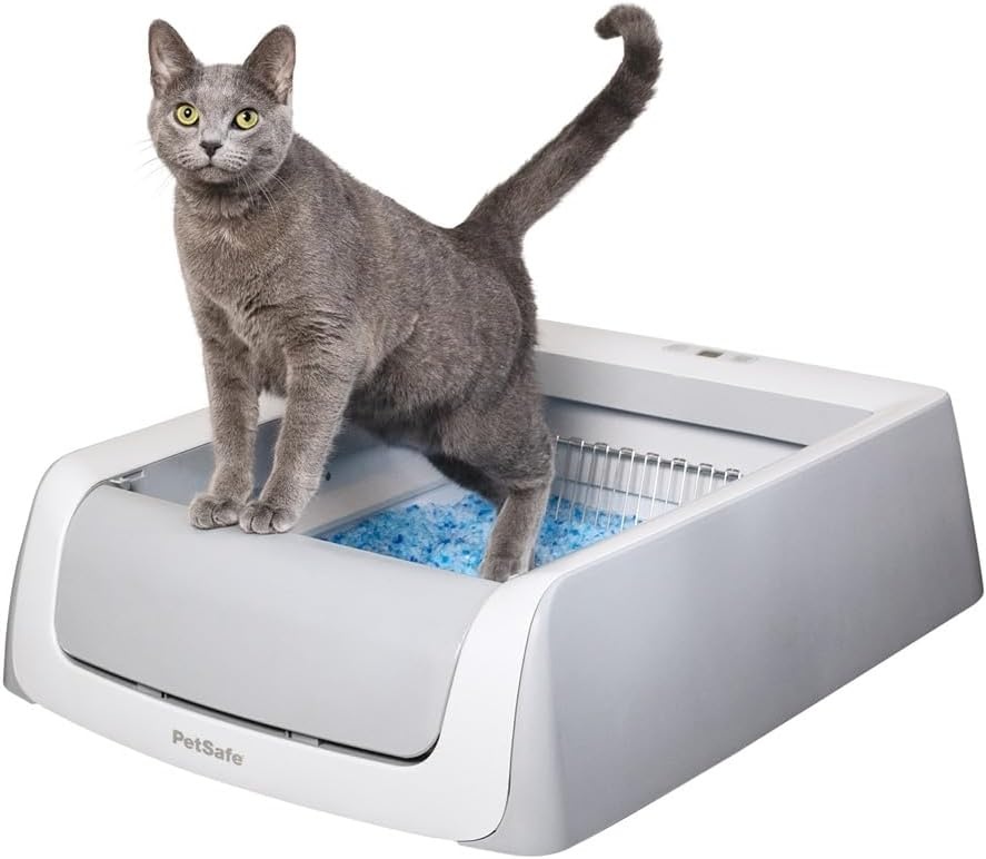 PetSafe ScoopFree - Bedekte Zelfreinigende Kattenbak, Tweede Generatie - Geen Scheppen, Privacy, Gezondheidsmonitoring
