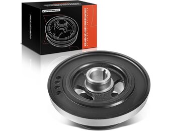 Frankberg Propshaft Belt Pulley Crankshaft Compatible with 3 Series Cabriolet E46 3 Series E46 5 Series E60 3 Series Touring E46 5 Series E39 Replace# 11237513862