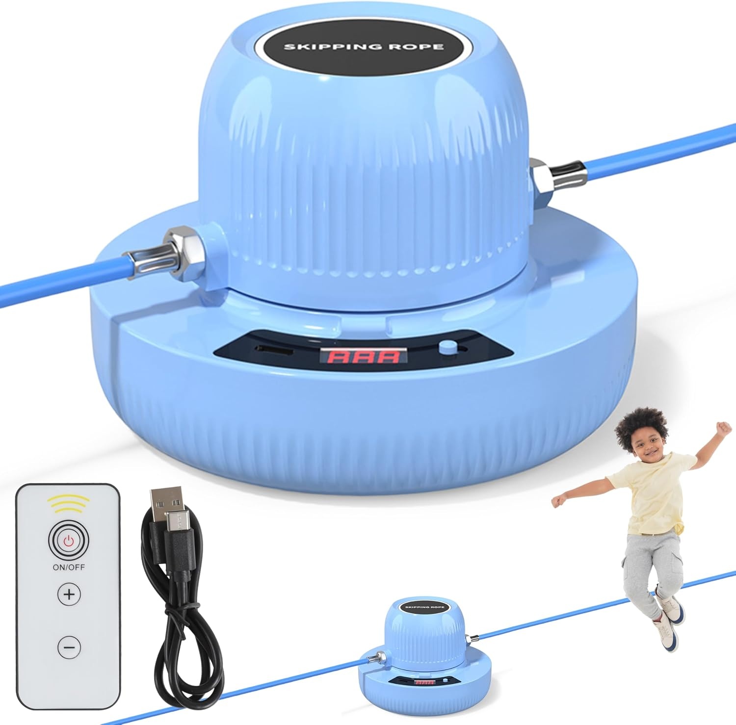 Blue Electric Skipping