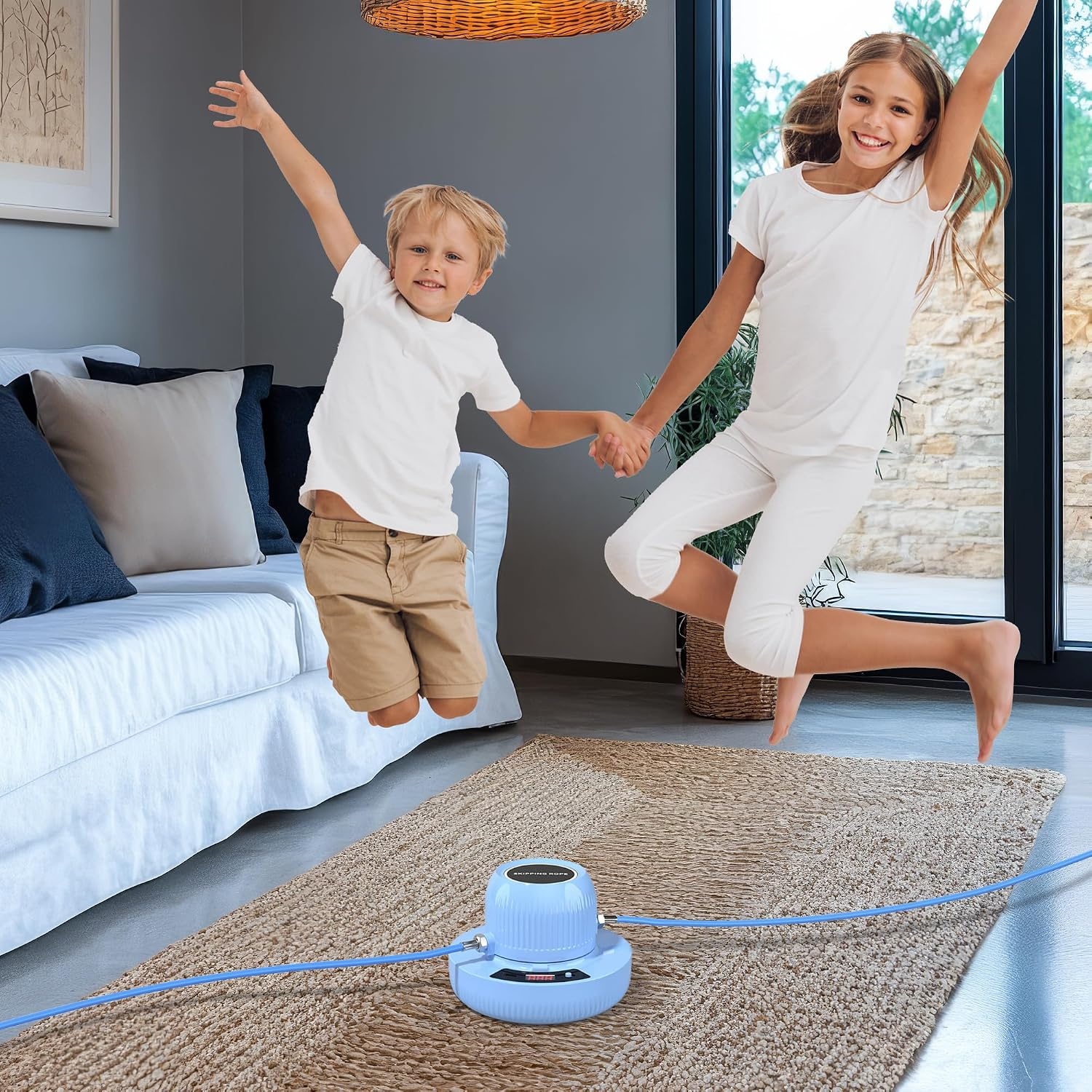 Blue Electric Skipping