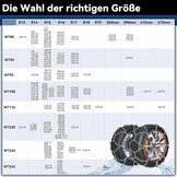 Sneeuwkettingen KNS 110 - Set van 2 voor Campers, Bestelwagens en 4x4