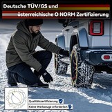 Sneeuwkettingen KNS 110 - Set van 2 voor Campers, Bestelwagens en 4x4