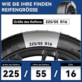 Sneeuwkettingen KNS 110 - Set van 2 voor Campers, Bestelwagens en 4x4
