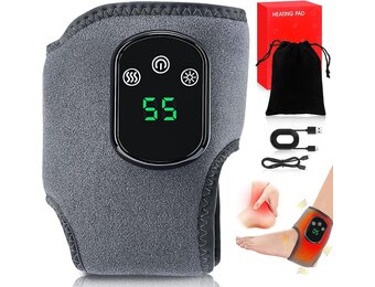 3-in-1 voetmassage, 1 stuk voetmassageapparaat, draadloos voetmassageapparaat, 3 vibratiemodi en 5 warmtestanden