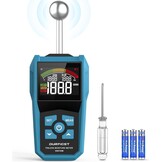 Vochtmeter, DURFICST vochtmeter met kleur-LCD en akoestische alarm, Geschikt voor alle bouwmaterialen, hout, wanden, pleisterwerk, metselwerk, 20-40 mm analysediepte - Maat WM700B