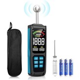 Vochtmeter, DURFICST vochtmeter met kleur-LCD en akoestische alarm, Geschikt voor alle bouwmaterialen, hout, wanden, pleisterwerk, metselwerk, 20-40 mm analysediepte - Maat WM700B