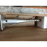 vidaXL Parasolvoet voor in de grond met stang 16x16x52 cm staal