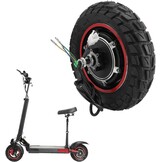 electric scooter hub motor rear wheel for KUGOO M4 M4pro, 48V 800W 10 inch E-Scooter Rear Wheel Drive Motor with Tire, Replacement Electric Scooter Wheel Hub Motor
