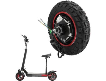 electric scooter hub motor rear wheel for KUGOO M4 M4pro, 48V 800W 10 inch E-Scooter Rear Wheel Drive Motor with Tire, Replacement Electric Scooter Wheel Hub Motor