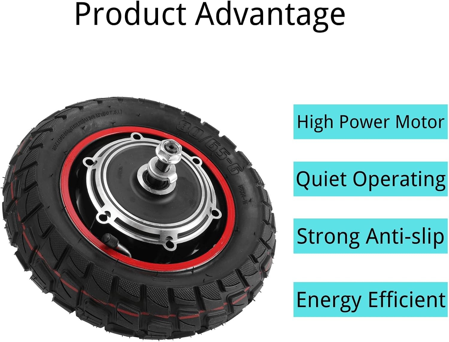 electric scooter hub motor rear wheel for KUGOO M4 M4pro, 48V 800W 10 inch E-Scooter Rear Wheel Drive Motor with Tire, Replacement Electric Scooter Wheel Hub Motor