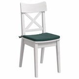 vidaXL Zitkussens 4 pcs Donkergroen 40 x 40 x 3 cm Fluweel