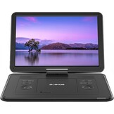 BOIFUN Draagbare DVD-speler 15,6 inch HD-scherm 17,5 inch - Zwart