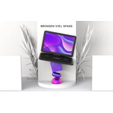 BOIFUN Draagbare DVD-speler 15,6 inch HD-scherm 17,5 inch - Zwart