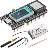 YELUFT Wireless Tracker ESP32 LoRa GPS Module met 3000mAh Accu en LCD-Display