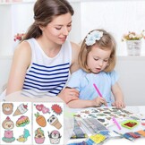 5D Diamantschilderset Kinderen (12 Stickers) - DIY PVC Knutselset
