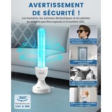 UVC Desinfectielamp 25W met Afstandsbediening & Timer | Ruimte Sterilisator | 55% Korting