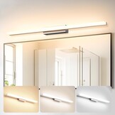 LED Spiegelverlichting Badkamer 60cm IP44 10W 3 Kleurstanden - 57% Korting