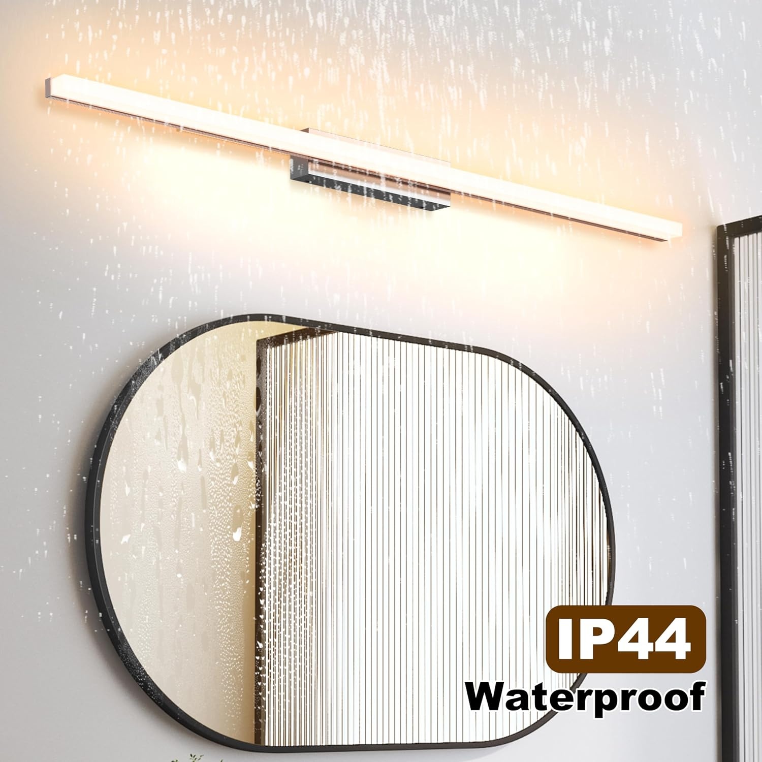 LED Spiegelverlichting Badkamer 60cm IP44 10W 3 Kleurstanden - 57% Korting