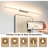LED Spiegelverlichting Badkamer 60cm IP44 10W 3 Kleurstanden - 57% Korting