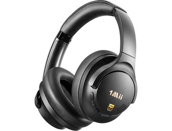 1Mii AI Y8+ hoofdtelefoon met actieve ruisonderdrukking, draadloze LDAC Hi-Res Audio met, 100 uur speeltijd, over-ear Bluetooth 6.0 koptelefoon, AI-vertaling Spraakchat Aangepaste EQ via App Zwart | Hybride ANC, 100 uur speeltijd, comfortabel, LDAC Hi-Res