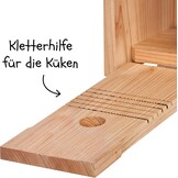 Little Birds Nestkast voor "Blink"-camera (geen stroom of kabel nodig), ecologisch massief hout, katten- en spechtenbescherming, broedkast, camera, vogelhuis, camera niet inbegrepen