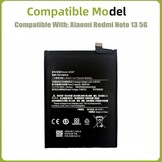 Vervangende Batterij voor Xiaomi Redmi Note 13 5G - 5000mAh + Gereedschap (53% Korting)