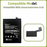 Vervangende Batterij voor Xiaomi Redmi Note 13 5G - 5000mAh + Gereedschap (53% Korting)