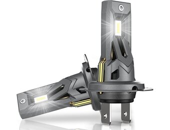 XRC H7 car lamp, 80 W, 16000 lm, H7 halogen lamp, 6000 K, low beam (2 pieces)