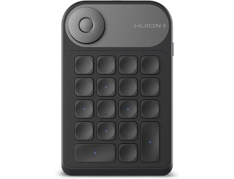 Huion Keydial Mini K20 Numeriek Toetsenbord, Draadloos Toetsenbord met kKiesschijf en 18 Sneltoetsen voor Grafische Tekentablet Monitor, Desktop