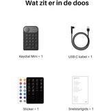 HUION K20 Draadloos Numeriek Toetsenbord - 60% Korting