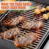 GFTIME 38,9 cm Flavorizer Bar & 44,5x30 cm gietijzeren grillroosters voor Weber Spirit E-310/320/330, Spirit II E-310 S-310, RÖSLE VIDERO G3 gasgrill – Vervanging voor porseleinemaille hitteschild en