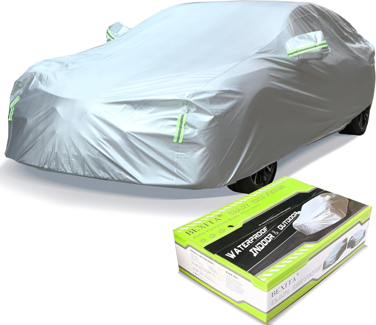 Auto Cover Waterdichte Volledige Auto Cover voor autos All Weather Windproof Snowproof UV-bescherming Outdoor Indoor Car Cover Fit voor Sedan Lengte (tot 470cm)
